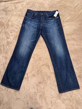 Big Star Men's ZMBOOT Bootcut Jeans Dark Wash Size 34R (IRREGULAR)